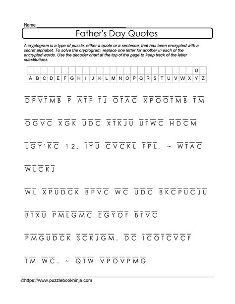 A library of around sixty cryptogram puzzles, all in printable pdf format. Free Printable Cryptograms With Answers | Free Printable