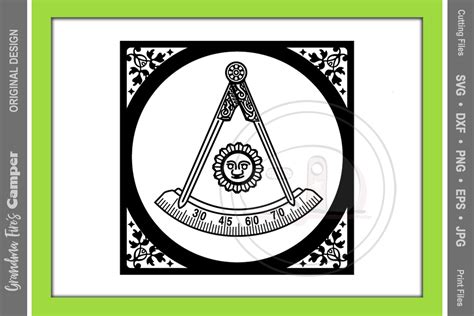 Masonic Past Master Svg Bundle Five Framing Options 68882 Svgs