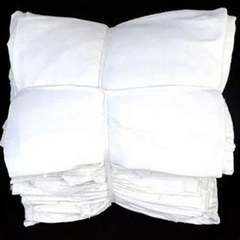 White Banian Cloth Waste For Textile Industry And Cleaning Purpose At