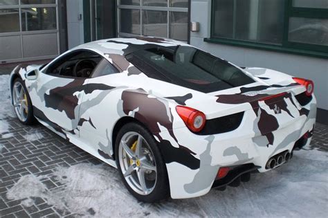 The ferrari 458 sold at a charity auction in 2016 for 1,000,000 euros to ron burkle, an american. Ferrari 458 Italia Camouflage | Sport Cars