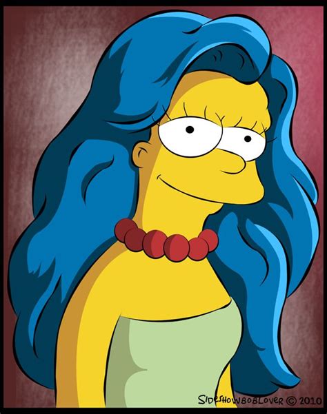 The Simpsons Character With Blue Hair