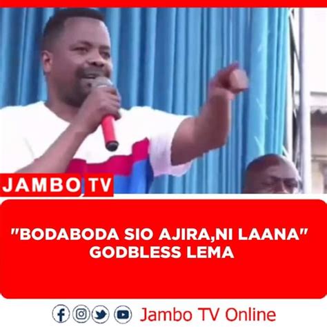 Jambo Tv On Twitter Asemavyo Kikatuni Sakata La Godblesslema Na
