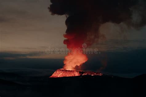 Fagradalsfjall Iceland June 2021 Volcano Eruption Near Reykjavik
