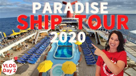 Carnival Paradise Top To Bottom Ship Tour 2020 Vlog Day 2 Youtube