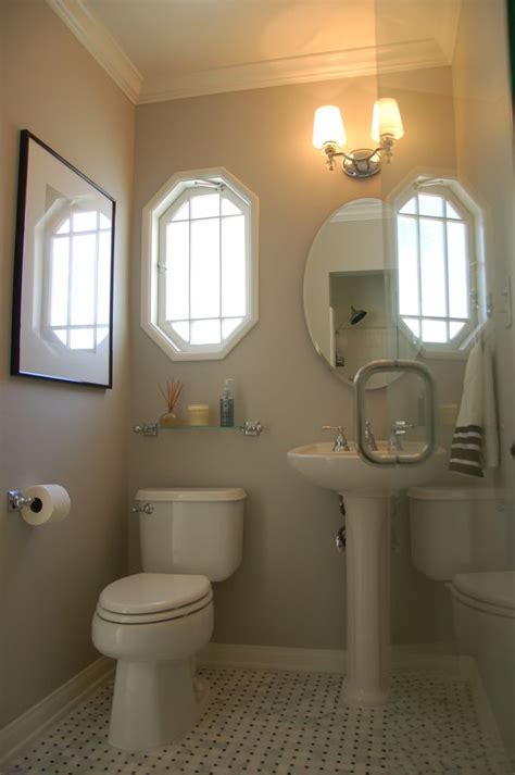 Clearances, codes and coordination are critical in small spaces such as a powder room. Best paint color for small bathroom - Bathrooms Forum - GardenWeb | Small bathroom colors, Small ...