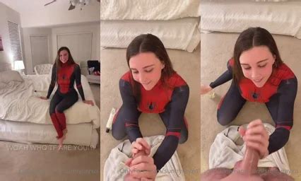 Sunny Ray Nude Spider Gril Cosplay Blowjob Leaked