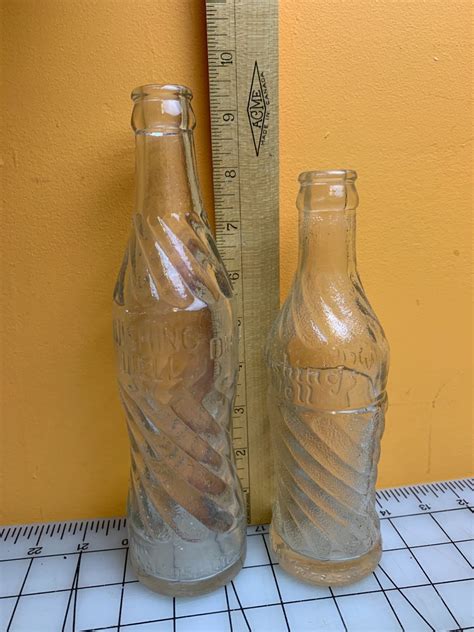 Vintage Lot Of 2 Wishing Well Soda Pop Bottles Schmalz Auctions