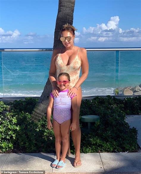 Tamara Ecclestone Poses For A Sweet Snap With Babe Sophia In Florida Daily Mail Online