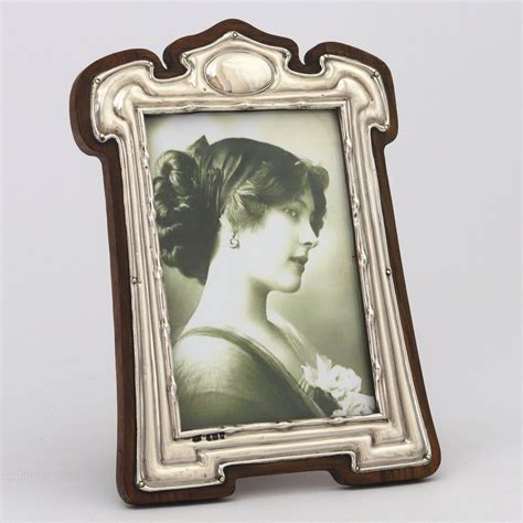 Antiques Atlas Art Nouveau Silver Mounted Photograph Frame 1904