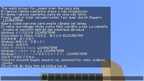 Modern Font Pack Modernize The Font Of Minecraft And Make It Smooth