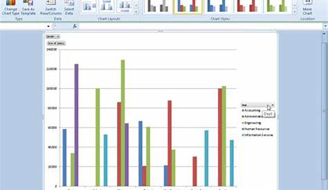 How to Create and Format a Pivot Chart in Excel 2010 - dummies