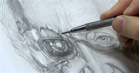 Portrait Illustration Part 1 - Pencil Drawing Techniques | Stan Winston ...
