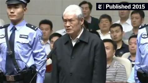 Zhou Yongkang Ex Security Chief In China Gets Life Sentence For Graft The New York Times
