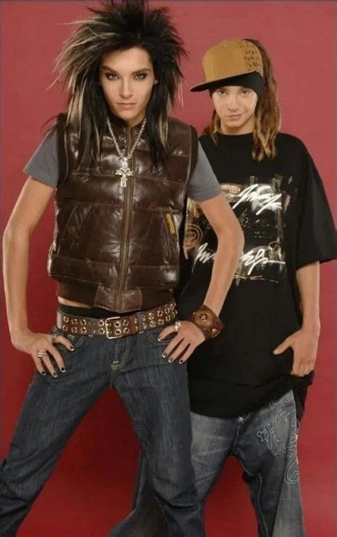 Bill Kaulitz Tom Kaulitz Tokio Hotel Karina Momo Bae Twins Gym Shorts Womens Punk