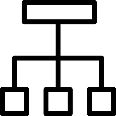 Hierarchical Structure Hierarchy Vector Svg Icon Svg Repo