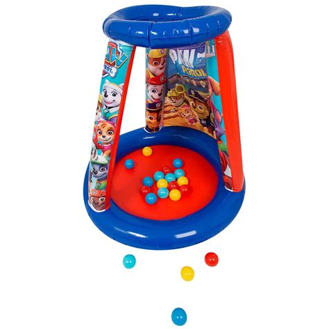 Paw Patrol Playland Round Inflatable Ball Pit With 20 Balls Toys