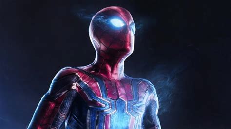Spider Man Avengers Infinity War Shining Eyes Free Live Wallpaper