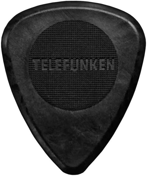 Telefunken Graphite Enriched Delrin 2mm Circle Guitar Picks
