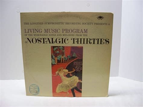 The Nostalgic Thirties Longines Symphonette Books