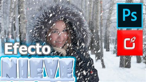 Como Hacer Efecto Nieve En Photoshop Crear Nieve En Photoshop Youtube