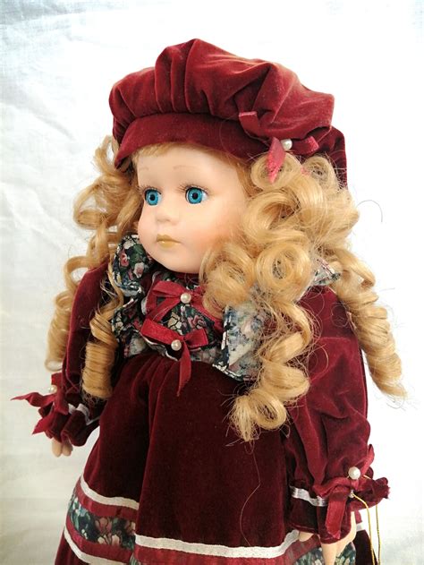 Porcelain Vintage Doll Toy Collectible The Leonardo Collection Etsy