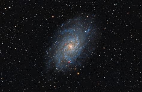 M33 Triangulum Galaxy In Hargb Astronomy Magazine