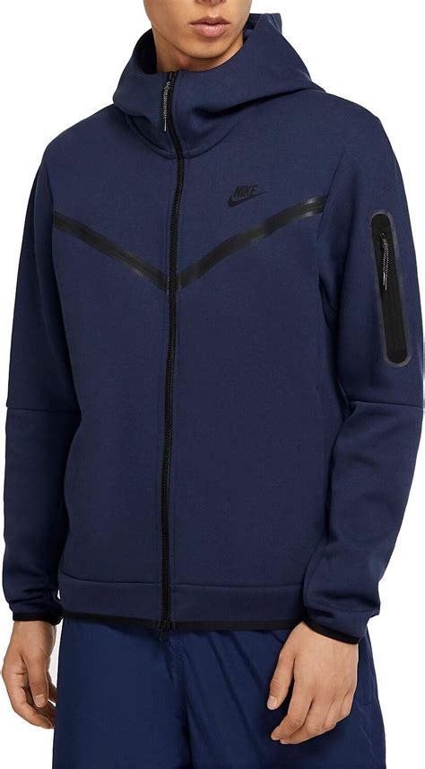 Nike Tech Fleece Windrunner Full Zip Hoodie Cu4489 Midnight Navy