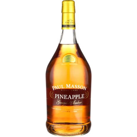 Paul Masson Pineapple Flavored Brandy Grande Amber L Wine
