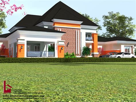 4 bedroom bungalow house plans in nigeria propertypro insider. 5 BEDROOM BUNGALOW WITH PENT FLOOR (RF P5003)