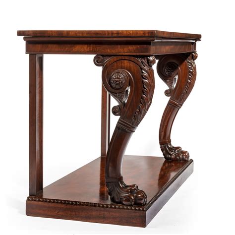 Regency Mahogany Console Table Wick Antiques