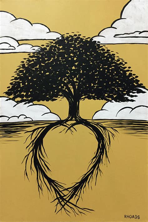 Rooted In Love Painting By Nathan Rhoads Fine Art America