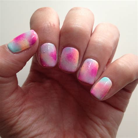 Pastel Rainbow Nails Cindys Cute Corner