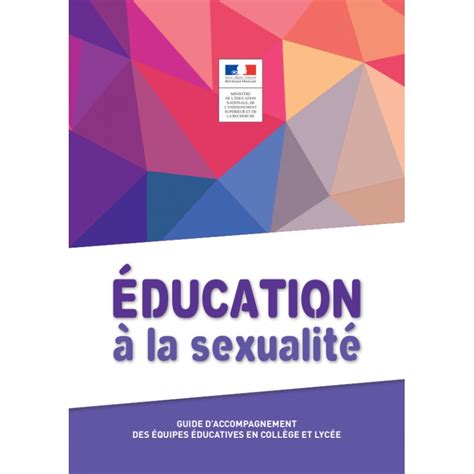 Education à La Sexualité Guide Daccompagnement Des équipes éducatives