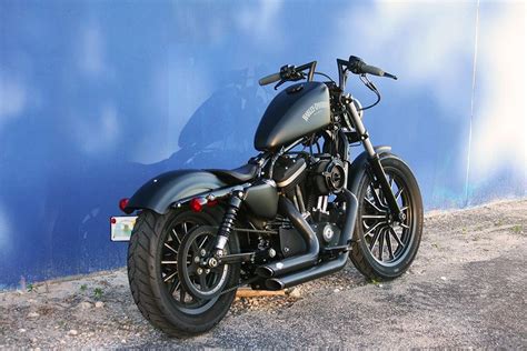 Awesome Harley Sportster 883 Cafe Racer Retro Motor