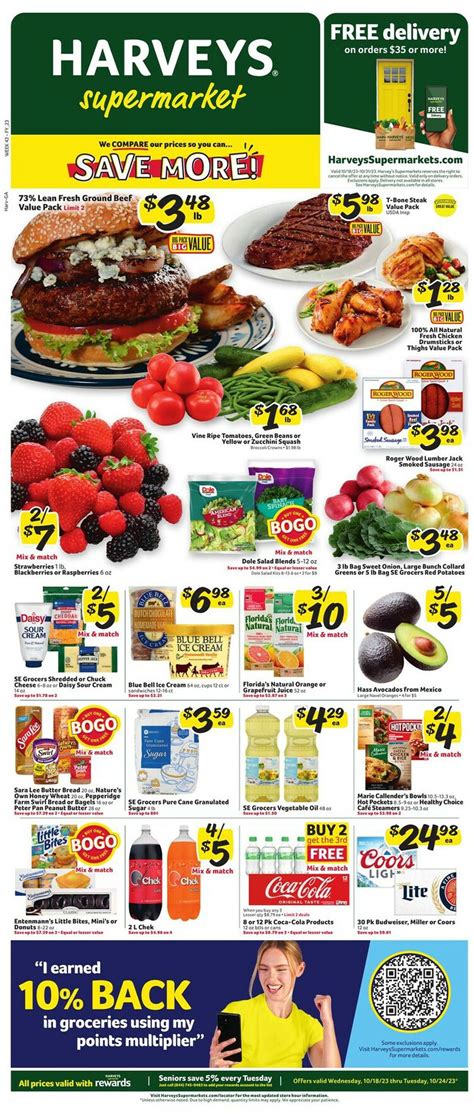 Harveys Supermarket Current weekly ad 10/18 - 10/24/2023 [2] - frequent