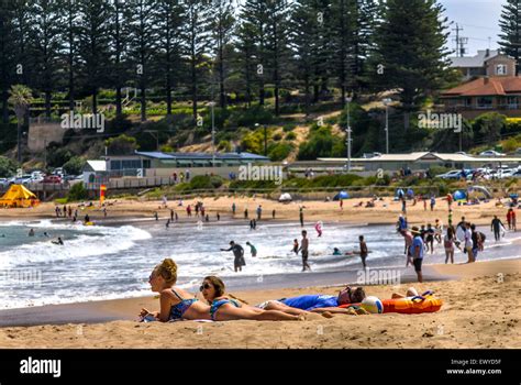 Ocean Beach In The Town Of Port Elliot South Australia Stock Photo Alamy