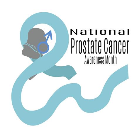 National Prostate Cancer Awareness Month Design For Medical Poster Or