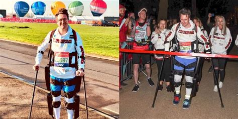 Paralyzed Man Completes London Marathon With Israeli Made Bionic Suit