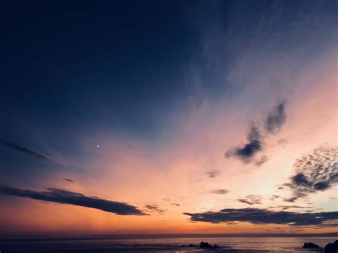 Sky During Sunset · Free Stock Photo