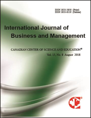 Bankenfachzeitschrift für strategie, marketing, technologie, organisation ; International Journal of Business and Management - Open ...
