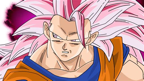 Dragonball Son Goku Ssj Rose 3 Aura Lineart Farbig By Wallpaperzero On