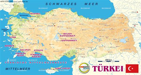 Map of turkey, satellite view. Tuerkei Karte ~ World Of Map