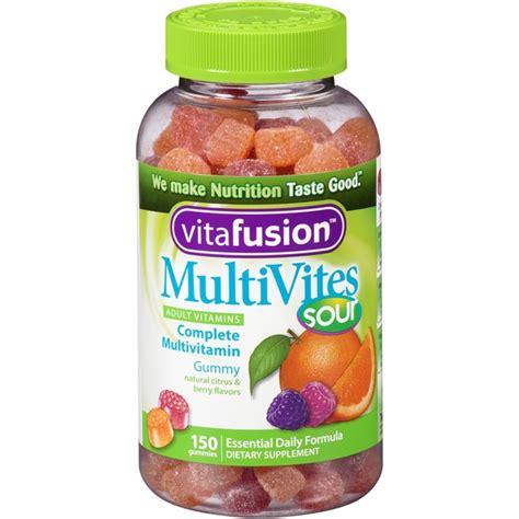 Vitafusion Multivites Complete Multivitamin For Adults Sour Gummy