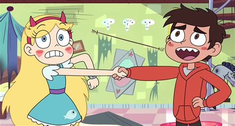 Star And Marco Are Awkward Handshake By Deaf Machbot Your Pinterest Likes Star Vs The Forces