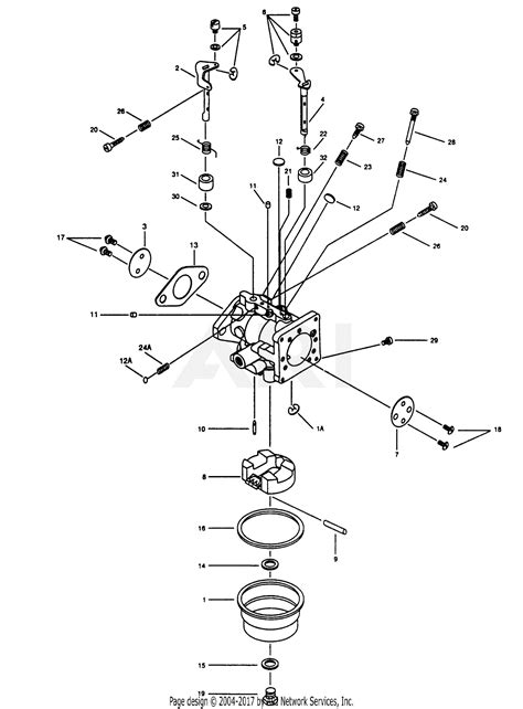 Walbro Carburetor Whg 17 1 Parts Diagram For Whg 17 1 Parts List