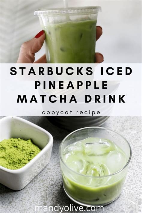 Maybe you would like to learn more about one of these? Starbucks Iced Pineapple Matcha Drink | Recipe in 2020 ...