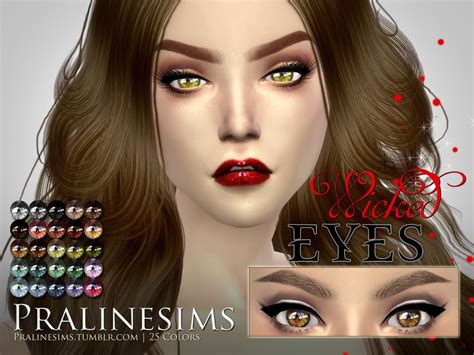Pralinesims Crystal Eyes Megapack~ 5 Different Eyes Sims Sims 4 Cc