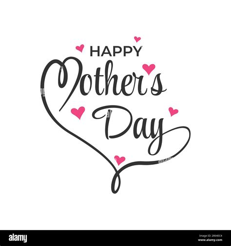 Happy Mothers Day Typography Vector Illustration Happy Mothers Day