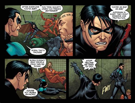 Robin Kills Nightwing Injustice Gods Among Us Comicnewbies