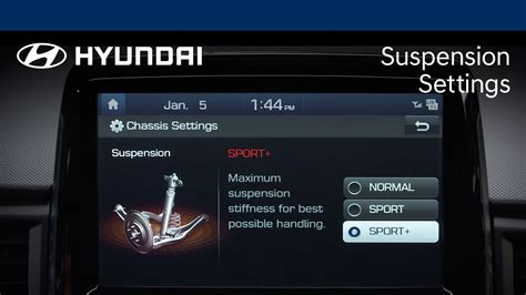 Electronically Controlled Suspension Settings Hyundai Hyundai How Tos